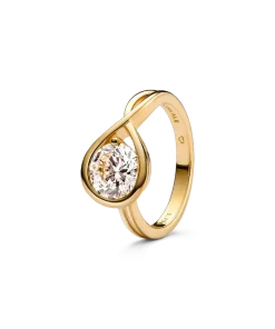 Pandora Infinite 14k Gold Lab-grown Diamond Ring