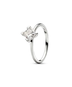 Pandora Nova 14k White Gold Lab-grown Diamond Ring
