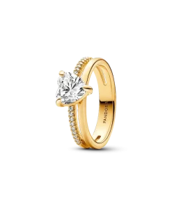 Alternative view of Double Devotion Ring Set