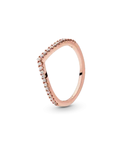 Sparkling Wishbone Ring