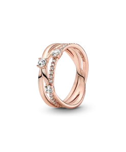 FINAL SALE - Sparkling Triple Band Ring