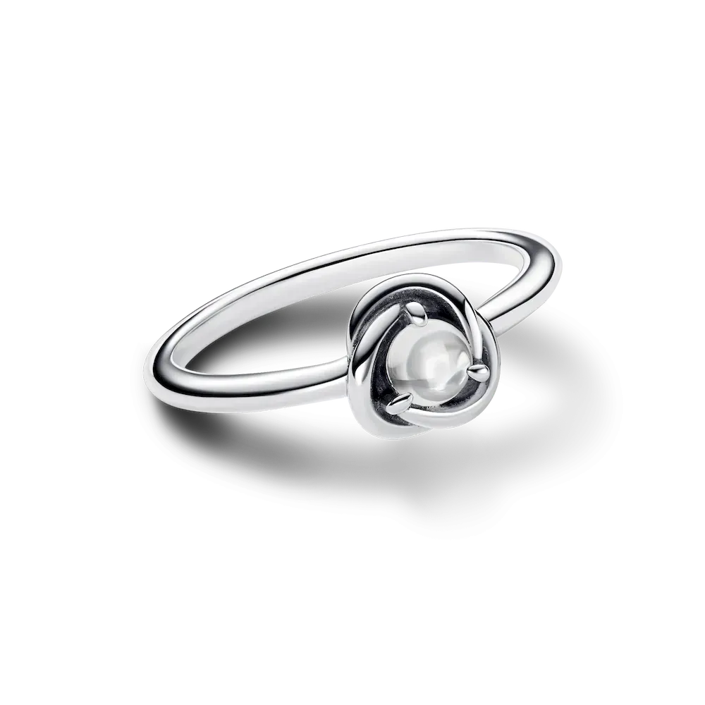 April Birthstone Eternity Circle Ring - Image 6