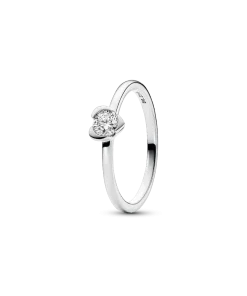 Pandora Talisman Sterling Silver Lab-grown Diamond Heart Ring