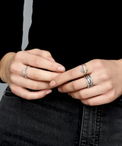 Alternative view of Sparkling Wishbone Ring