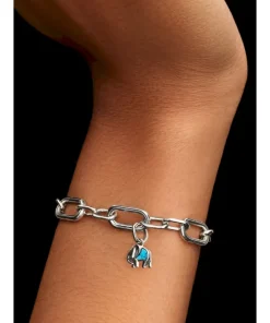 Alternative view of Turquoise-colored Elephant Mini Dangle Charm