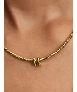 Alternative view of Letter M Alphabet Charm