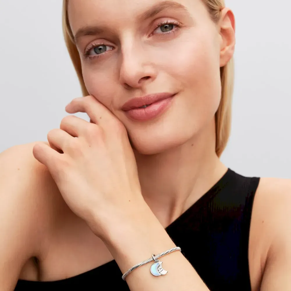 Crescent Moon Charm Bracelet Set - Image 8