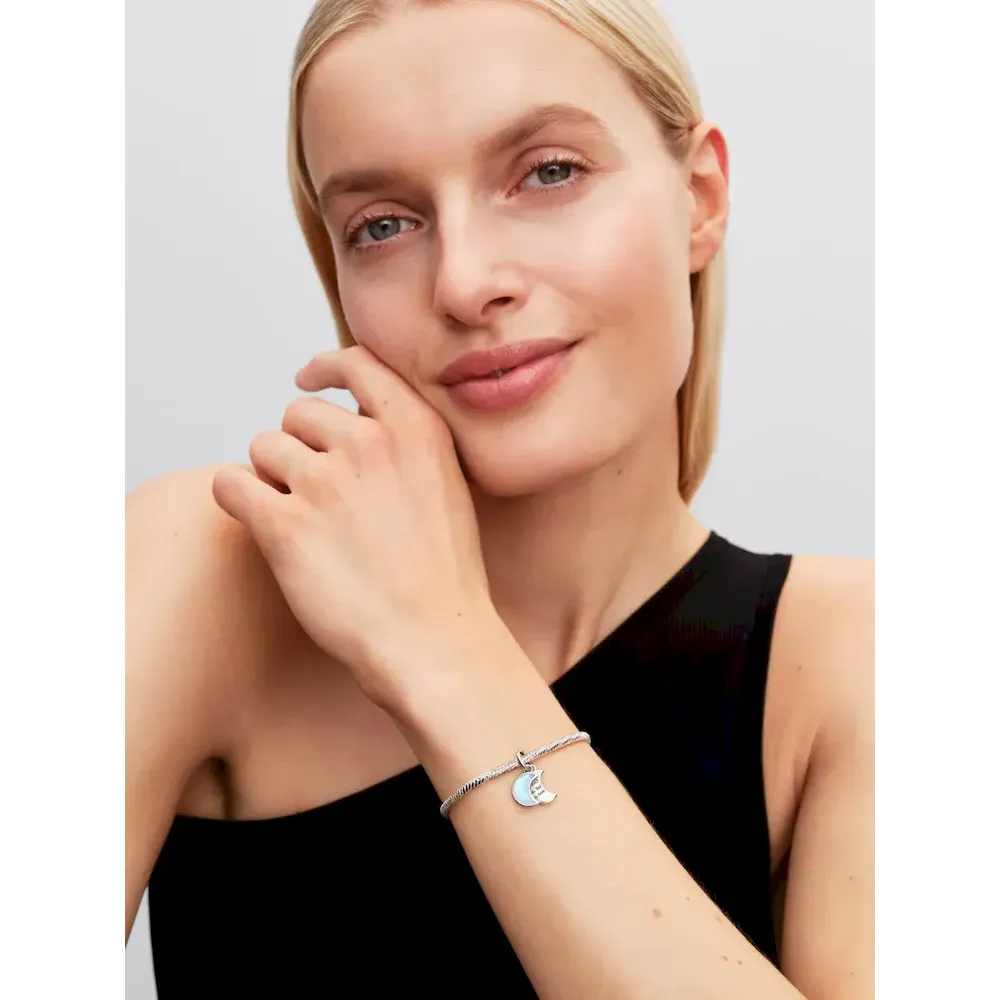 Crescent Moon Charm Bracelet Set - Image 7