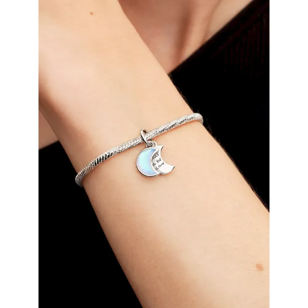 Crescent Moon Charm Bracelet Set - Image 5