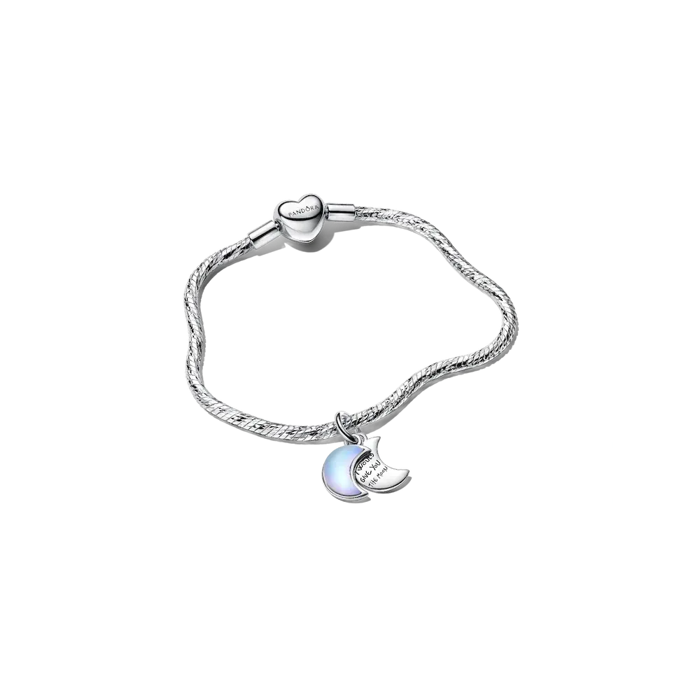 Crescent Moon Charm Bracelet Set