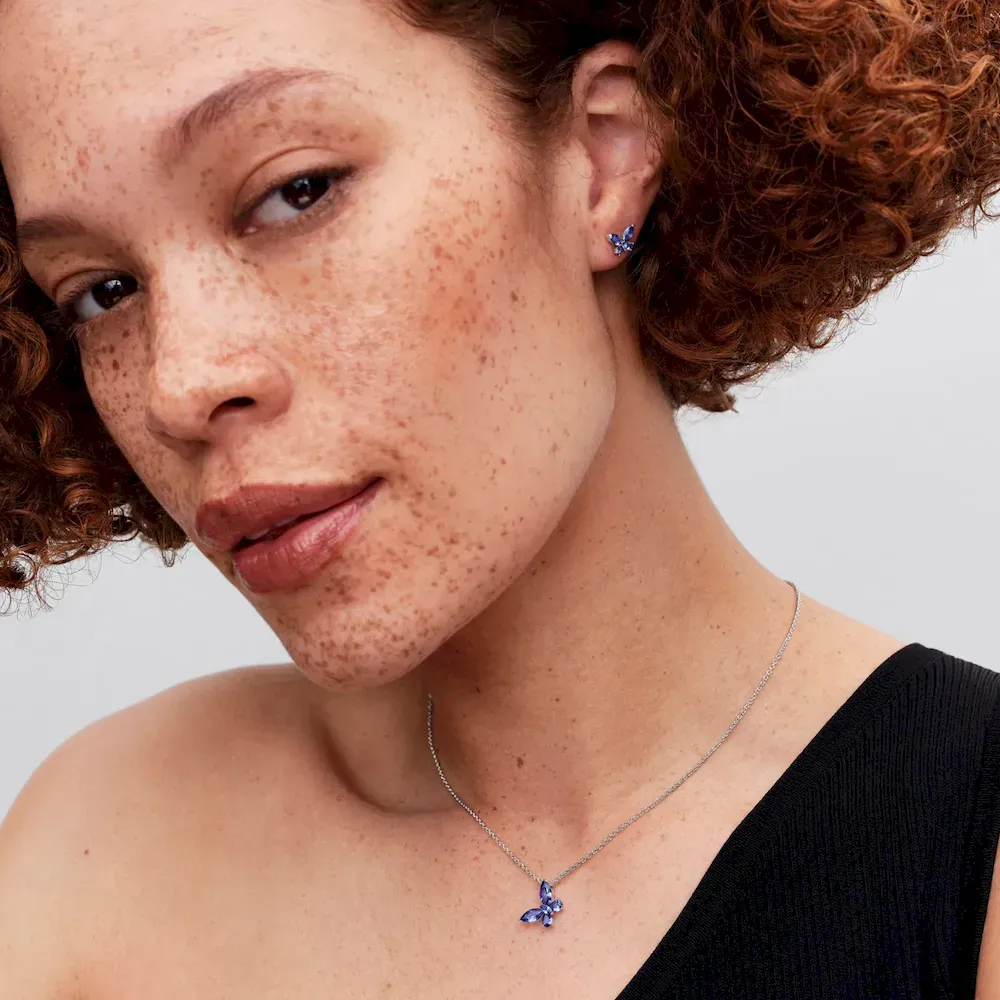 Butterfly Stud Earrings - Image 3