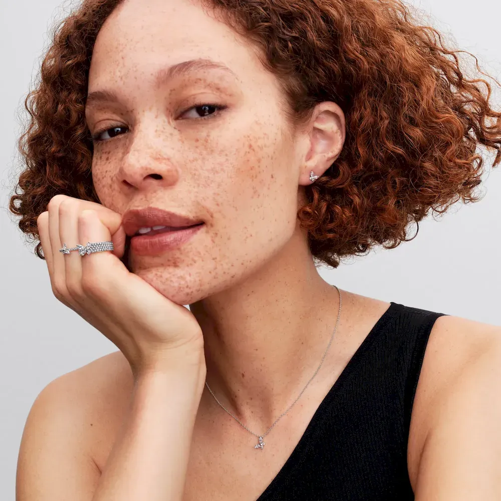 Butterfly Stud Earrings - Image 3