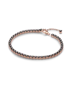 Black Sparkling Tennis Bracelet