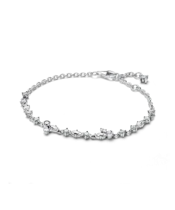 Sparkling Herbarium Cluster Chain Bracelet