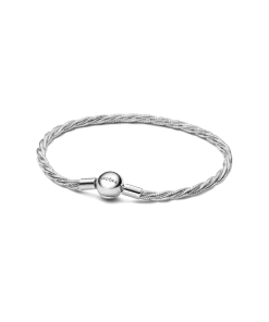 Round Pandora Clasp Twisted Snake Chain