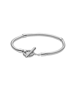Pandora Moments T-Bar Snake Chain Bracelet