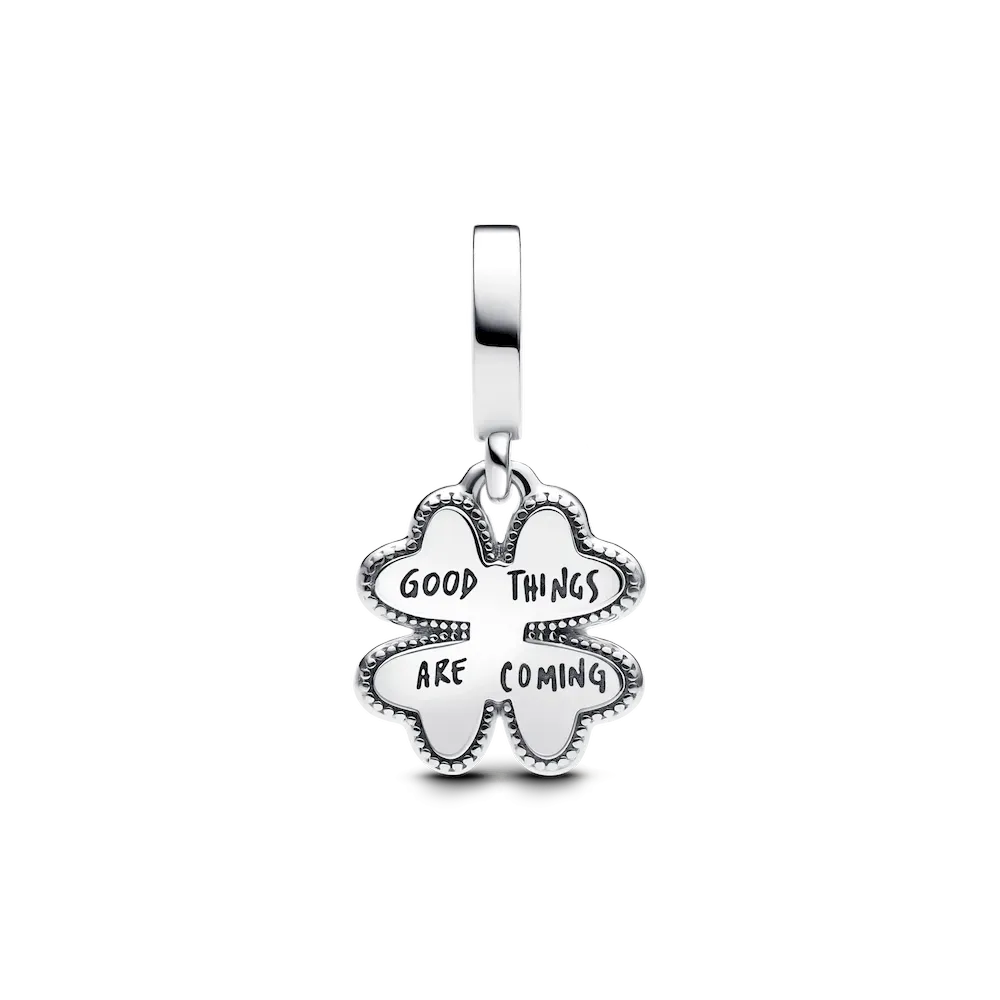 2025 Four Leaf Clover Lab-Grown Diamond Dangle Charm - Image 6