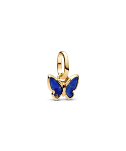 Alternative view of Golden Butterfly and Heart Charm Bracelet