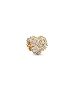 Sparkling Heart Charm