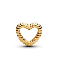 Alternative view of Beaded Open Heart Charm