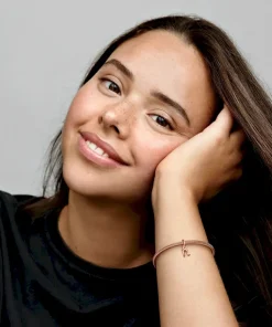 Alternative view of FINAL SALE - Letter N Script Alphabet Dangle Charm