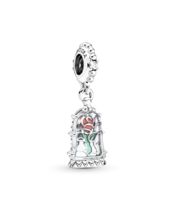 Disney Beauty and the Beast Enchanted Rose Dangle Charm