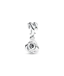 Rose in Bloom Dangle Charm