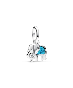 Turquoise-colored Elephant Mini Dangle Charm