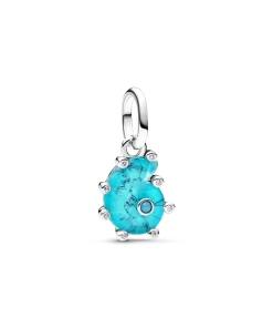 Blue Murano Glass Sea Snail Dangle Charm