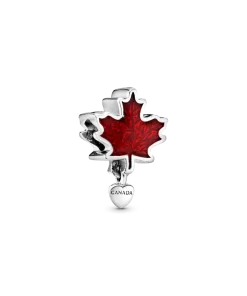 Canada Red Maple Leaf Charm