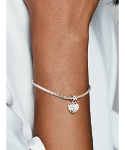 Alternative view of Double Heart Split Dangle Charm