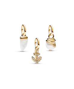 Pandora ME Nautical Anchor Charm Trio