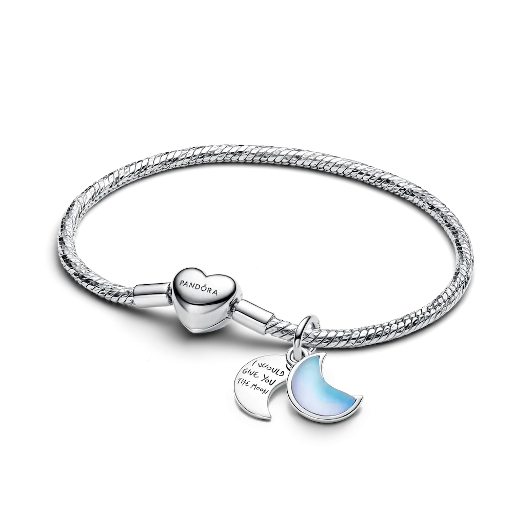 Crescent Moon Charm Bracelet Set - Image 4