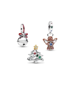Deck the Halls Charm Trio