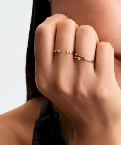 Alternative view of Pandora Era Lab-Grown Diamond Crossover Ring