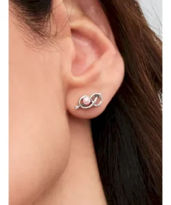 Alternative view of Infinity Knot Stud Earrings