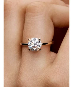 Alternative view of Pandora Era 14k Gold Lab-grown Diamond Ring