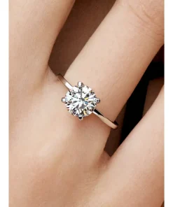 Alternative view of Pandora Era 14k White Gold Lab-grown Diamond Ring