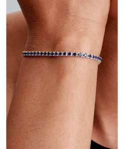Alternative view of Sparkling Blue Tennis Bracelet