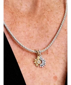 Alternative view of Splittable Sun & Moon Dangle Charm