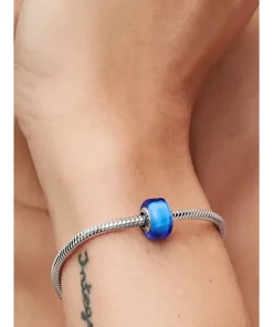 Alternative view of Blue Mini Murano Glass Charm